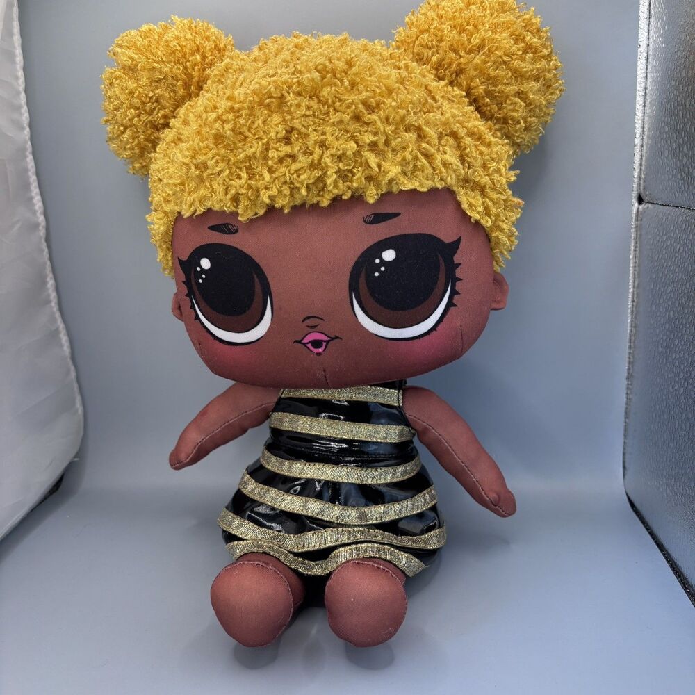 LOL Surprise Queen Bee Large 15" Plush Stuffed Doll Gold Hair